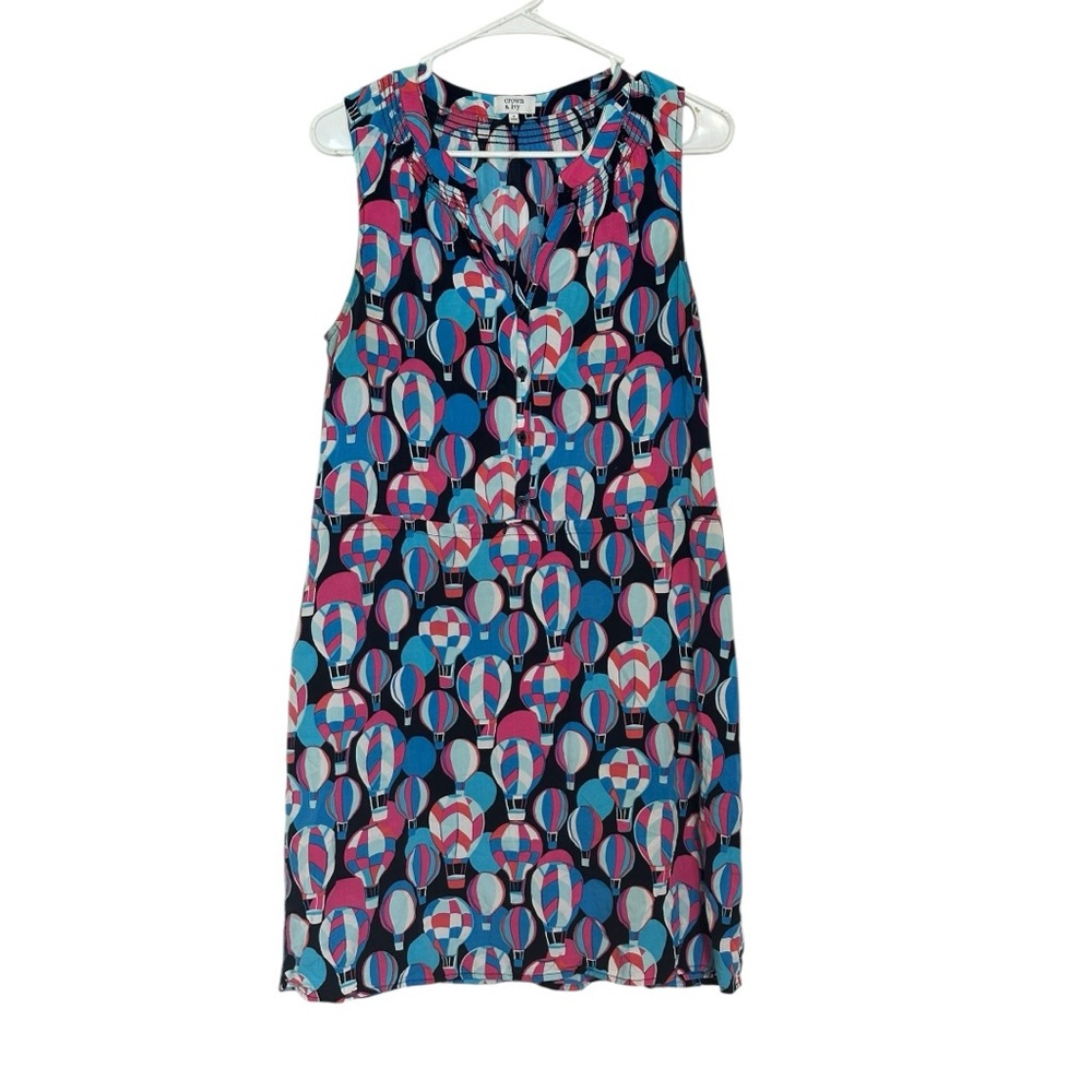 Crown & Ivy Hot Air Balloon Shift Dress Size 4 NWOT Sleeveless
